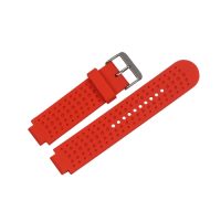 eses Silikónový remienok dierkovaný pre Garmin Forerunner 25 - Veľkosť S, červený