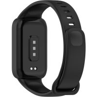 eses Silikónový remienok s rámčekom pre Xiaomi Smart Band 9 Active - Čierny