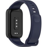 eses Silikónový remienok s rámčekom pre Xiaomi Smart Band 9 Active - Modrý