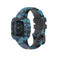 eses Silikónový remienok pre Garmin Vivofit Junior 3 - Modrá kamufláž