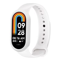 eses Silikónový remienok a rámček pre Xiaomi Smart Band 8 a 9 - Biely