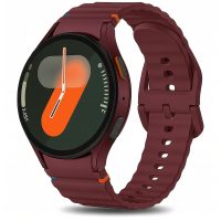 Silikónový remienok pre Samsung Galaxy watch 7 - Vínový