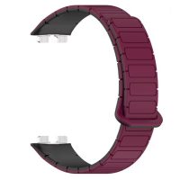 eses Silikónový remienok pre Huawei Band 8, 9 - Tmavočervená