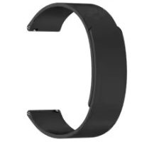 eses Silikónový magnetický remienok pre Amazfit Active 2 - Čierný, 22 mm