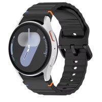 Silikónový remienok pre Samsung Galaxy watch 7 - Čierná
