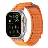 eses Nylonový remienok pre Apple Watch - Oranžový 42mm, 44mm, 45mm, 49mm