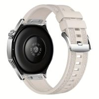 eses Silikónový prešívaný remienok Huawei Watch GT5 41 mm a GT5 pro 42 mm - Béžový