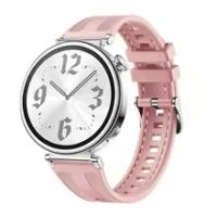 eses Silikónový prešívaný remienok Huawei Watch GT5 41 mm a GT5 pro 42 mm - Ružový