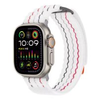 eses Nylonový remienok pre Apple Watch - Bielá 42mm, 44mm, 45mm, 49mm