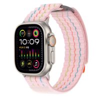 eses Nylonový remienok pre Apple Watch - Ružová 42mm, 44mm, 45mm, 49mm