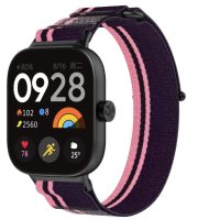 eses Silikónový remienok pre Xiaomi Redmi Watch 4 a 5, Smart Band 8 Pro a 9 Pro - Ružovo-fialový