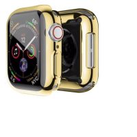 Silikónový kryt pre Apple Watch 10 42 mm - Zlatý