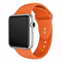 eses Silikónový remienok pre Apple Watch - Oranžový S, M, L - 38mm, 40mm, 41mm