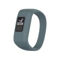 eses Silikónový remienok pre Garmin VivoFit Junior 1 a 2, Vívofit 3 - Veľkosť S, šedo modrý