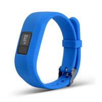 eses Silikónový remienok pre Garmin VivoFit Junior 1 a 2, Vívofit 3 - Veľkosť L, modrý