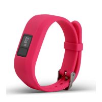 eses Silikónový remienok pre Garmin VivoFit Junior 1 a 2, Vívofit 3 - Veľkosť L, ružový