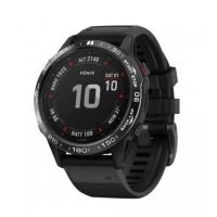 eses Silikónový remienok pre Garmin Fénix 6X Pro - čierny
