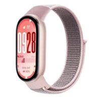 eses Nylonový remienok pre Xiaomi Smart Band 8, 9 a 10 - Rúžový