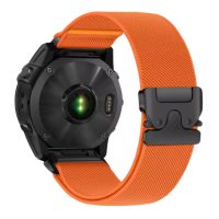 eses Nylonový elastický remienok pre Garmin - Oranžový, QuickFit 22 mm