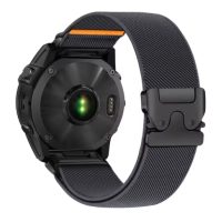 eses Nylonový elastický remienok pre Garmin - Šedý, QuickFit 22 mm