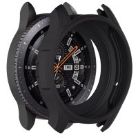 Silikónový rámik pre Samsung Gear S3 a Galaxy Watch 46 mm - čierny