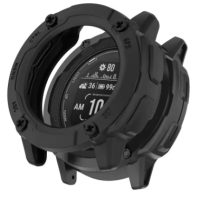 Silikónový rámček pre Garmin Instinct 3 - Fialový, 45 mm