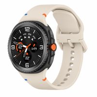 eses Silikónový remienok pre Samsung Galaxy Watch 8 Galaxy Watch 9 - Béžový, veľkosť S