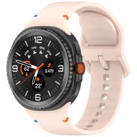 eses Silikónový remienok pre Samsung Galaxy Watch 4, 5, 6, 7 - Čierny, 20 mm