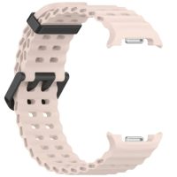 eses Silikonový dírkovaný řemínek pro Samsung Galaxy Watch 8 - Růžový