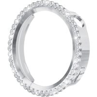 Ochranný rámček s kamienkami pre Huawei Watch GT 6 41mm - Strieborný