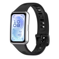 eses Silikonový remienok pre Huawei Band 11 a Huawei Band 11 Pro - Čierny