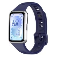 eses Silikonový remienok pre Huawei Band 11 a Huawei Band 11 Pro - Tmavomodrý