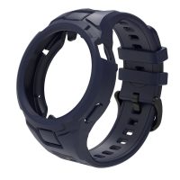 eses Silikónový remienok - Kvetinový zelený, 22 mm