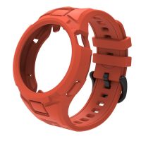 eses Silikónový remienok - Kvetinový zelený, 22 mm