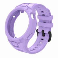 Silikónový remienok pre Xiaomi Watch S5 - Fialový