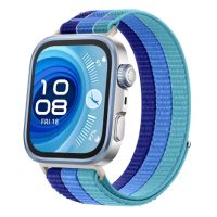 eses Nylonový remínek pre Huawei Watch Fit 3, 4, 4 Pro, 5 a 5 Pro - Modrý