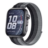 eses Nylonový remienok pre Huawei Watch Fit 3, 4, 4 Pro, 5 a 5 Pro - Čierny