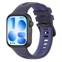 eses Silikonový športový remienok pre Huawei Watch Fit 3, 4, 4 Pro, 5 a 5 Pro - Tmavo modré