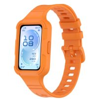 eses Silikonový náramok pre Huawei Band 11 - Oranžový
