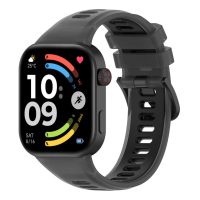 eses Silikonový remienok pre Xiaomi Redmi Watch 4, 5, 6 a Smart Band 8 Pro, 9 Pro a 10 Pro - Čierny