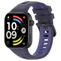 eses Silikónový remienok pre Xiaomi Redmi Watch 4, 5, 6 a Smart Band 8 Pro, 9 Pro a 10 Pro - Modrý