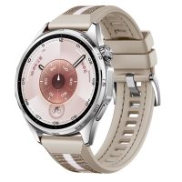 eses Silikónový remienok dierkovaný - Bielo čierny, 22 mm