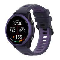 eses Silikonový rýchloupínací remienok pre Garmin - Fialový, 20 mm