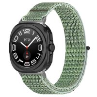 eses Nylonový remienok pre Samsung Galaxy Watch Ultra 47 mm a Galaxy Watch Ultra2 47 mm - Zelený