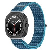 eses Nylonový remienok pre Samsung Galaxy Watch Ultra 47 mm a Galaxy Watch Ultra2 47 mm - Modrý