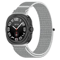 eses Nylonový remienok pre Samsung Galaxy Watch Ultra 47 mm a Galaxy Watch Ultra2 47 mm - Šedý