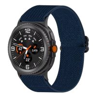 eses Nylonový elastický remienok pre Samsung Galaxy Watch 8 a 9 - Modrý