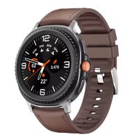 eses Kožený remienok pre Samsung Galaxy Watch 8 Galaxy Watch 9 - Hnedý
