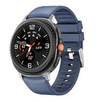 eses Kožený remienok pre Samsung Galaxy Watch 8 Galaxy Watch 9 - Modrý