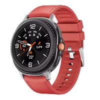 eses Kožený remienok pre Samsung Galaxy Watch 8 Galaxy Watch 9 - Červený